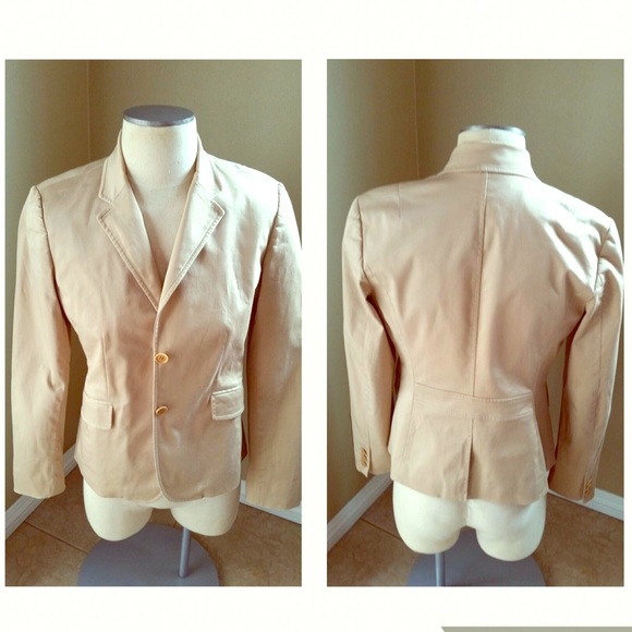 J. Crew Jackets & Coats J Crew Tan Lined Blazer Jackets Poshmark